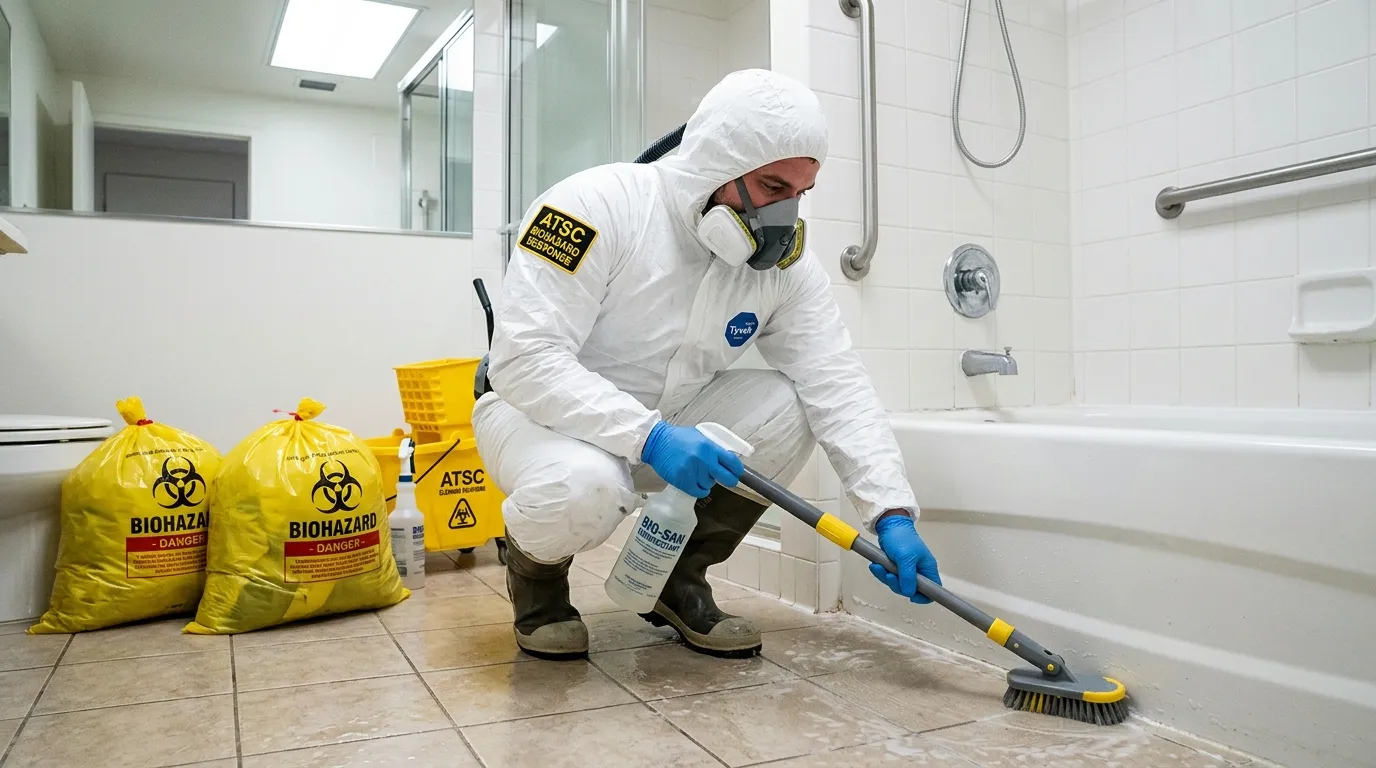 Decontamination equipment deployed for Blood Cleanup in Lomita